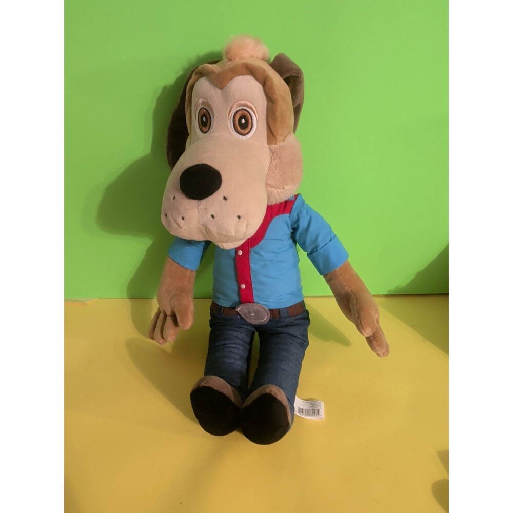 Vintage 27" Large Jasper T Jowls Chuck E Cheese Sherriff Hound Dog Stuffed Plush